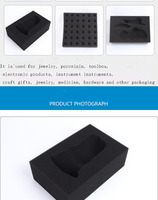 Inserts d'emballage en mousse Pu polyuréthane éponge de protection pour boîte à bijoux