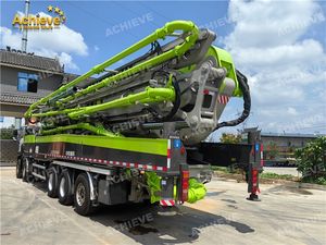 รถปั๊มคอนกรีตดีเซล Zoomlion 70X-6RZ รุ่นปรับปรุงใหม่สมรรถนะสูงสำหรับขาย เครื่องจักรซีเมนต์มือสองที่เชื่อถือได้จากจีน - Product Image 4