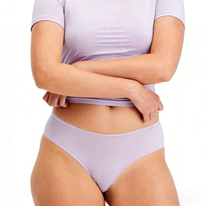 <span class=keywords><strong>Slip</strong></span> da <span class=keywords><strong>Donna</strong></span> in Fibra di Bambù Viola, Morbidi e Traspiranti, Intimo Femminile per Uso Quotidiano, Mutandine Personalizzate - Product Image 1