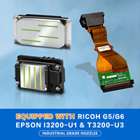 Impresora UV Híbrida LANQI de 1800 mm, Cabezales de Impresión Epson I3200 T3200, Impresora UV LED Híbrida Industrial para Pequeñas Empresas