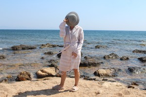 Albornoz de taparrabos Sultan Lux con capucha de algodón de manga larga de secado rápido, bata suave colorida, albornoz para mujer, albornoz para hombre - Product Image 6