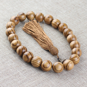 Wooden Buddhist Prayer Bead Pendant Vietnam Sinking Wood <b>Car</b> <b>Interior</b> Ornament Modern Style New Chinese Style - Product Image 3