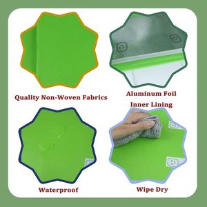 Bolsa Térmica Desechable Personalizable de Tela No Tejida, Reciclable, con Aislamiento de Papel de Aluminio Grueso para Comida para Llevar, con Logotipo - Product Image 6