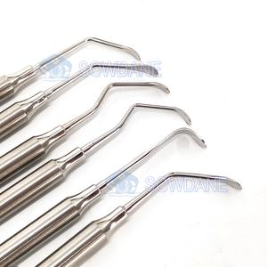 Alat bedah implan gigi ujung ganda, instrumen Lift gigi plus plus, alat pengangkat baja tahan karat - Product Image 3