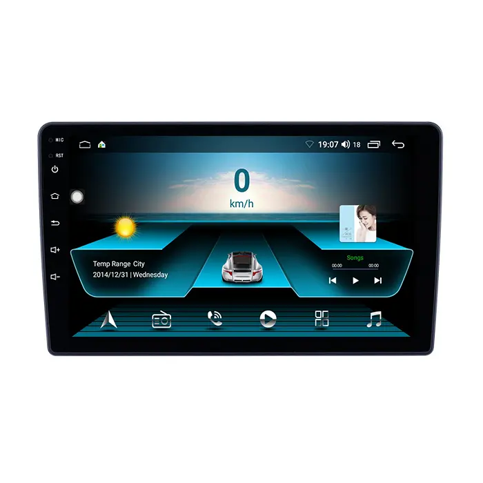 Android 10 Quad Core 1,3 GHz jugador para Hyundai H1 2010-2014 Video Radio Stereo SWC GPS WIFI BT IPS