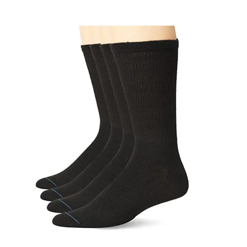 Elastic Anti Slip Customized Unisex Crew Loose Fit Men Women Cotton Medical Soft Diabetic Sock