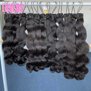 免费样品发束生原始角质层对齐头发，人发束，批发12A级生原始越南发束供应商 - Product Image 4