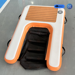 Échelle souple en PVC personnalisée pour chiens, plateforme à marches, <span class=keywords><strong>escalier</strong></span> pour animaux de compagnie, rampe gonflable pour chiens pour <span class=keywords><strong>piscine</strong></span>, lac, quai, bateau - Product Image 3