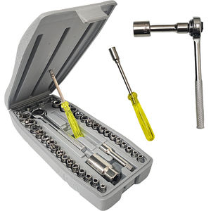 Kit complet de mécanicien automobile, jeu de clés à douille de 40 pièces avec cliquet et boîte rigide, pour la réparation de voitures, de SUV, de camions et de motos - Product Image 6