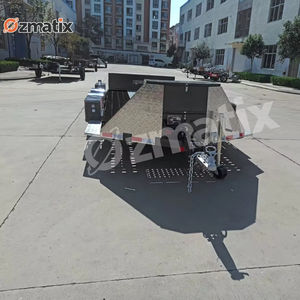 Voitures Hauler Petite Machine Livraison Ascenseur Hydraulique Porte-Voiture de Course Pliable Arrière Voiture Transport <span class=keywords><strong>Remorque</strong></span> - Product Image 2