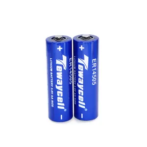 3.6V ER14505 2700mAh Li-SOCL2 batteria ER 14505/ ER14505 batteria agli ioni di litio ad alta potenza