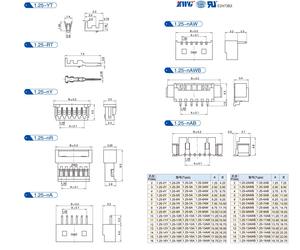 ZWG 1.25mm kabel pcb ke papan konektor 2-16p konektor SMD tahan api suhu tinggi header konektor soket wanita - Product Image 5