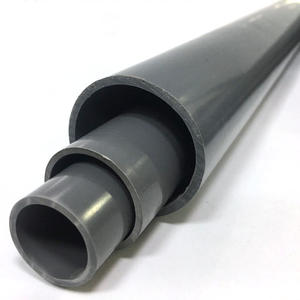 Vente en gros grand 90mm 100mm 160mm 200mm 350mm 400mm 630mm 1500mm 4 6 8 24 pouces colle Upvc Pvc U Drainage vidange tuyau d'eaux usées eau - Product Image 1