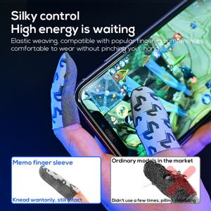 Funda Protectora Universal para Dedos MEMO FS02, Funda Protectora de Fibra Plateada para Juegos - Product Image 6