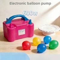 Pompe à air à double buse pour gonflage de ballons, idéale pour les activités de vacances