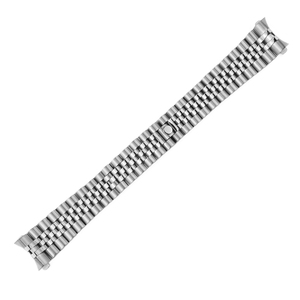 Bracelet de montre en acier inoxydable argenté, bracelet de remplacement en métal pour usage quotidien professionnel - Product Image 3