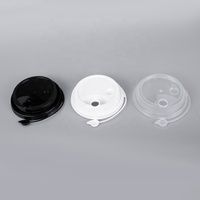Vente en gros Couvercle en plastique jetable étanche pour thé au lait café glacé Couvercles de gobelets en plastique jetables