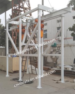 Tozsuz konteyner toplu büyük vidalı konveyör tipi boşaltma boşaltma boşaltma makinesi sistemi ile VBJX jumbo çanta - Product Image 5