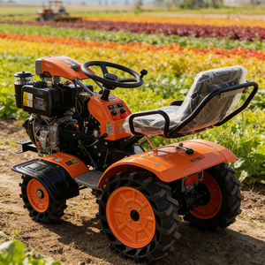 Mini Rotocultivador Diésel <span class=keywords><strong>para</strong></span> <span class=keywords><strong>Arar</strong></span> Campos de Arroz y Terrenos Secos, Microcultivador Agrícola, Aflojador de Suelo - Product Image 4