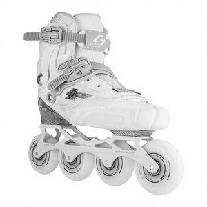 Patins à roulettes en fibre de carbone avec logo personnalisé pour hommes et femmes adultes - Chaussures de slalom urbain pour la course, roulements ABEC-11, imperméables - Product Image 1