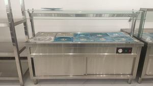 Bain-marie électrique industriel sur pied le plus vendu, chauffe-plats rapide pour restauration rapide avec garantie d'un an pour la présentation de plats en buffet - Product Image 3
