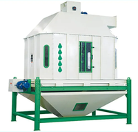 Nouvelle machine de refroidissement de granulés industriels, système de refroidissement haute efficacité pour granulés de bois biomasse, en alliage d'acier inoxydable durable