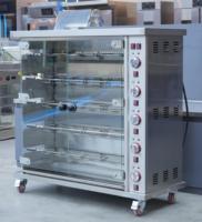 Grill électrique commercial 500W, garantie 1 an, 3 étagères, porte vitrée, commande par bouton, haute productivité, usage commercial et hôtelier