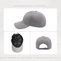 Sombrero de Sol Transpirable de Color Sólido, Gorra de Algodón Ajustable de Ala Ancha, Gorras de Béisbol