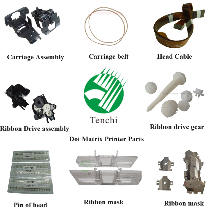FX2190 Ribbon Drive Gear Assembly for Epson Printer Spare Parts