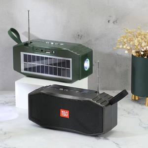 Nuevo altavoz con energía solar, tarjeta inalámbrica, radio portátil para el hogar y exteriores, linterna - Product Image 4