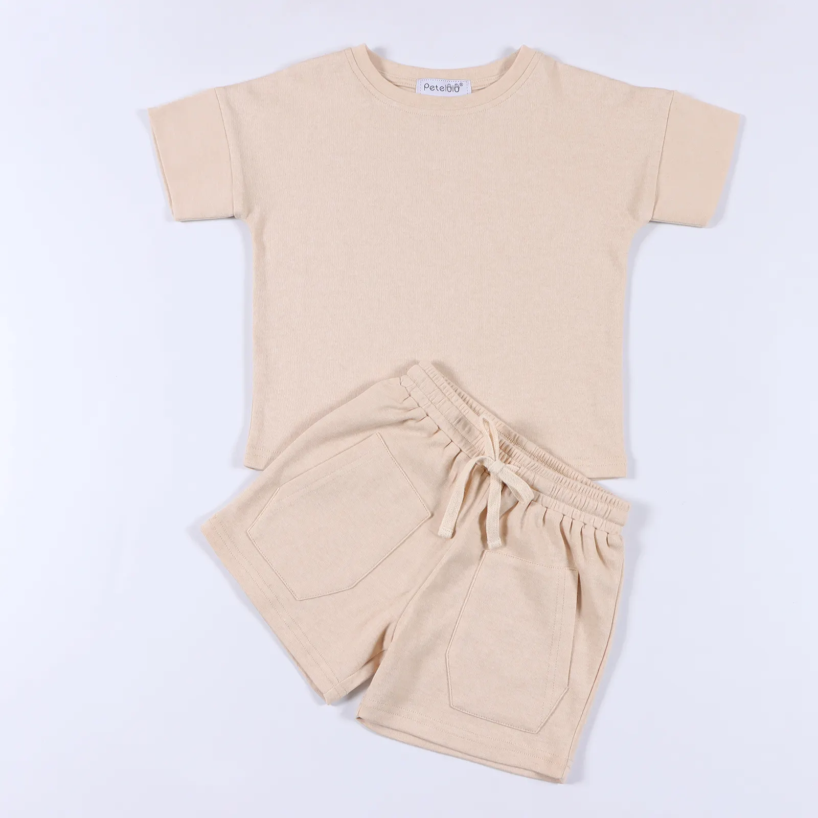 Summer Baby Boys Girls Clothes Outfits Sets Elastic T-shirt Shorts Suits Infant Casual Sports Baby Summer Clothing Sets