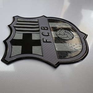 Logo câu lạc bộ Barcelona, nhãn hiệu quần áo thể thao, huy hiệu, logo thương hiệu tùy chỉnh, logo cao su TPU, miếng dán cao su silicon nổi 3D - Product Image 2