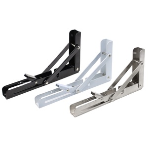 Zuogang toptan billy katlanır masa raf siyah Metal sabit raf braketi Metal duvara monte katlanabilir braket - Product Image 1