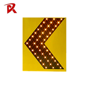 <span class=keywords><strong>Señal</strong></span> de Tráfico de Seguridad Vial Personalizada, con Energía Solar, Intermitente Amarilla, de Alta Visibilidad, Tipo Chevron, 600*750mm - Product Image 4