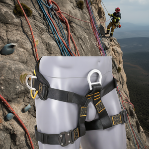 Arnés de Seguridad de Medio Cuerpo con Capacidad de 140 Kg, Hebilla de Conexión Rápida, para Rescate en Incendios, Escalada en Roca y Protección - Product Image 2