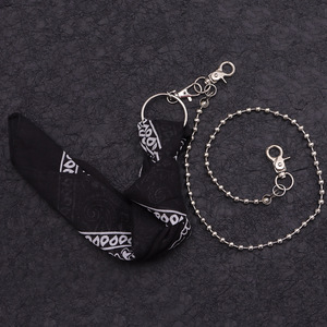 Chaîne de taille Yueli à une seule couche de perles avec clip pour écharpe, pour pantalon, accessoire de mode unisexe, usage quotidien, en alliage de zinc - Product Image 3