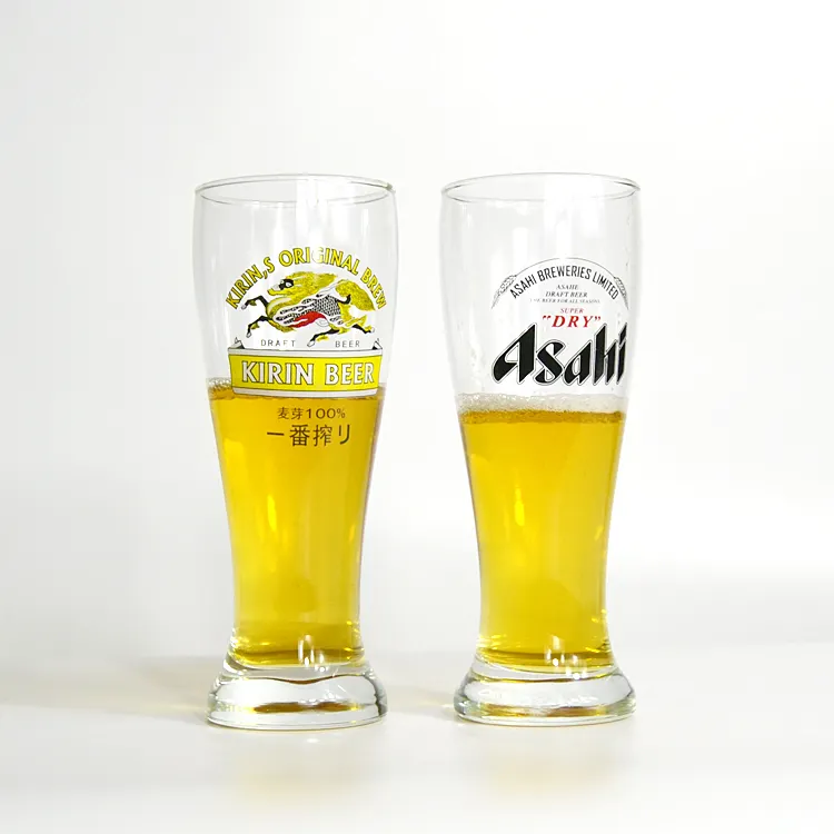 Bere Asahi glass biere verre tazza 400ml personalizzato kirin di vetro di birra pilsner occhiali