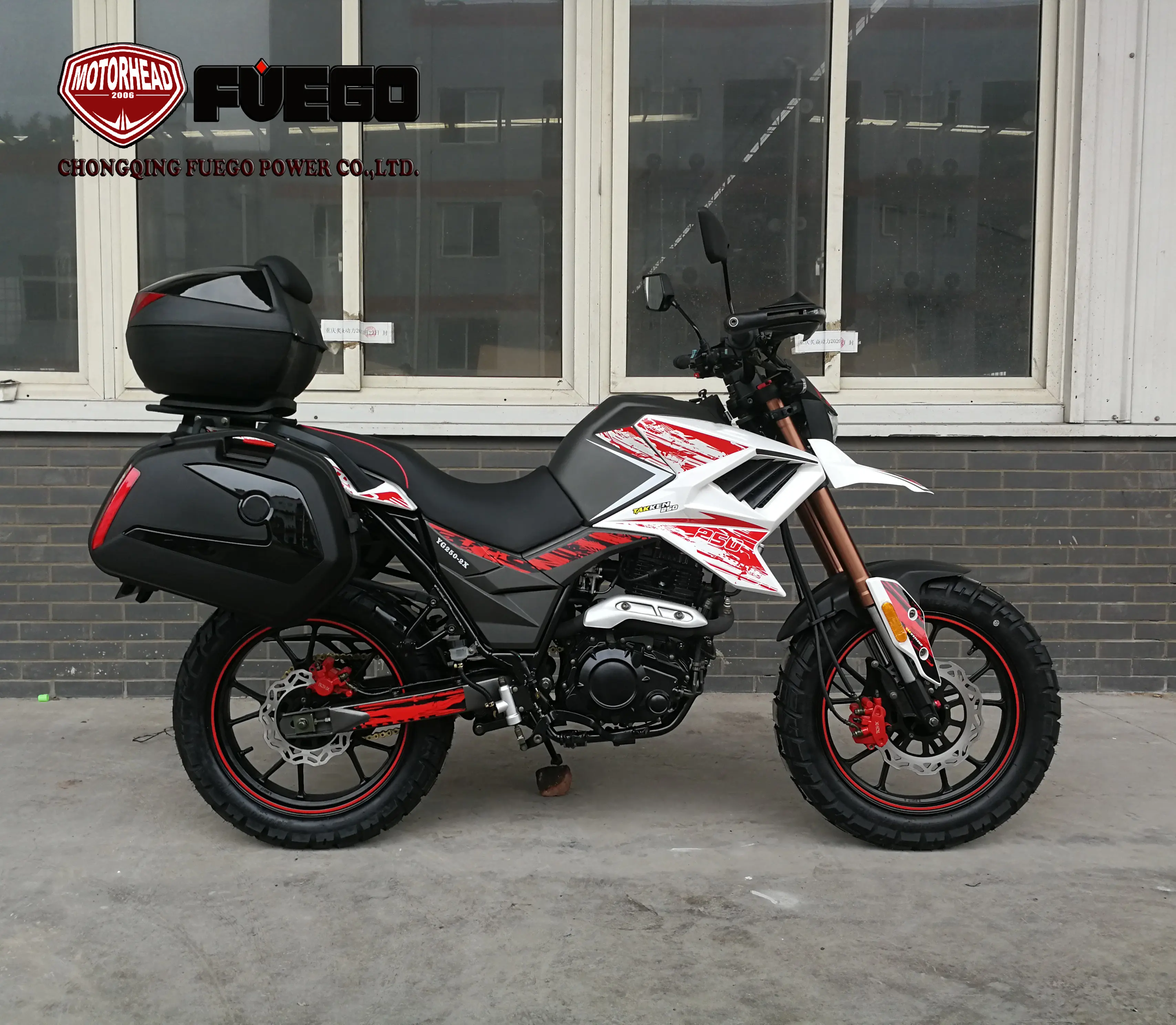 ราคาถูก Eec 125cc 200cc 250cc รถมอเตอร์ไซด์ราคาถูกสำหรับขาย FUEGO TEKKEN 250