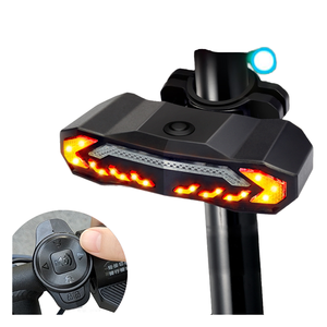 Xe đạp điện phụ kiện cảm ứng phanh tín hiệu rẽ chống trộm báo động điều khiển từ xa sạc đêm cưỡi cảnh báo đuôi ánh sáng - Product Image 1