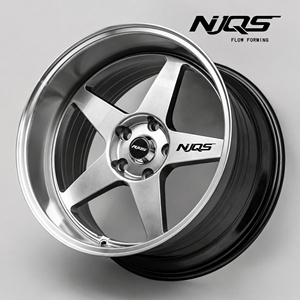 Jantes NJQS Deep Lip JDM EVO 15 16 17 18 pouces 5 branches Flow Forming 5x114.3 <span class=keywords><strong>4x100</strong></span> pour Civic Subaru WRX BRZ RX-7 - Product Image 1
