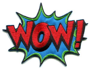 POW! Chà! BAM! Miếng Vá Sắt Thêu Họa Tiết Vui Nhộn Hoài Cổ Truyện Tranh Siêu Anh Hùng - Product Image 2