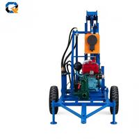 Machine de forage de puits d'eau avec pompe à moteur, profondeur max. 200 m, facile à utiliser pour les projets d'approvisionnement en eau