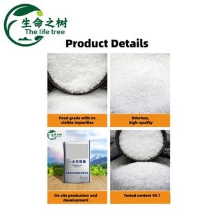 <span class=keywords><strong>Acide</strong></span> <span class=keywords><strong>citrique</strong></span> monohydraté de haute qualité, qualité alimentaire, poudre acidulante, 25 kg, cristallin blanc, pour boissons - Product Image 4