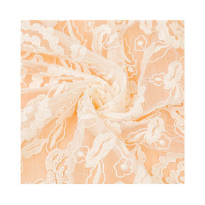 Francés puro caro multicolor plano bordado Color bordado tul tela adecuada para mujer ropa de noche tela - Product Image 1