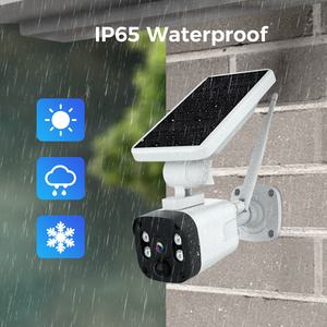 Kit de caméra de sécurité solaire <span class=keywords><strong>NVR</strong></span> 10CH 2K de haute qualité avec stockage dans le cloud, CCTV sans fil pour la maison, audio bidirectionnel et vision nocturne - Product Image 4