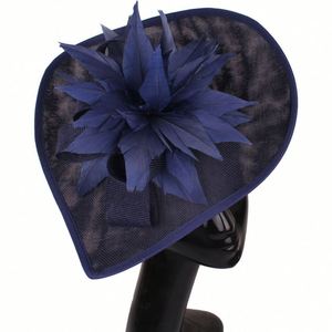 Wholesale Custom Logo Ladies Fascinators Sinamay Hats-Professional Design Silk Screen Printed New Style Fashion Promotional - Product Image 4