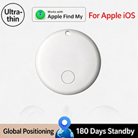 Traceur de localisation anti-perte pour enfants et chiens [Compatible avec la fonction Localiser de l'Apple (certifié MFi), batterie intégrée, design ultra-fin]