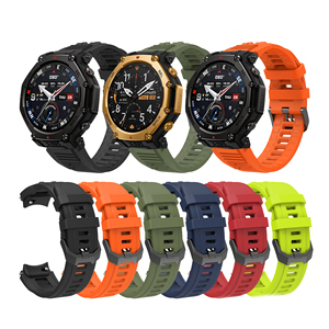 Nueva pulsera para <span class=keywords><strong>Amazfit</strong></span> <span class=keywords><strong>T</strong></span>-<span class=keywords><strong>Rex</strong></span> 3 <span class=keywords><strong>Pro</strong></span>, correa de reloj de repuesto deportiva de silicona personalizada, correas de reloj, accesorios de pulsera - Product Image 6