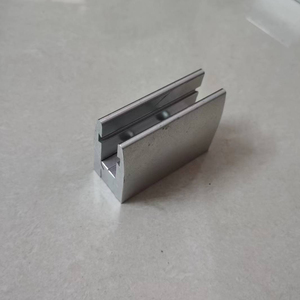 מרפסת ומדרגות מעקה ללא מסגרת עיצוב נירוסטה אלומיניום ערוץ זכוכית מעקה זכוכית רז - Product Image 4