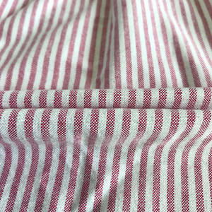 Custom uomini alla moda button down manica lunga verticale rosso bianco <span class=keywords><strong>a</strong></span> strisce <span class=keywords><strong>camicia</strong></span> casual - Product Image 5